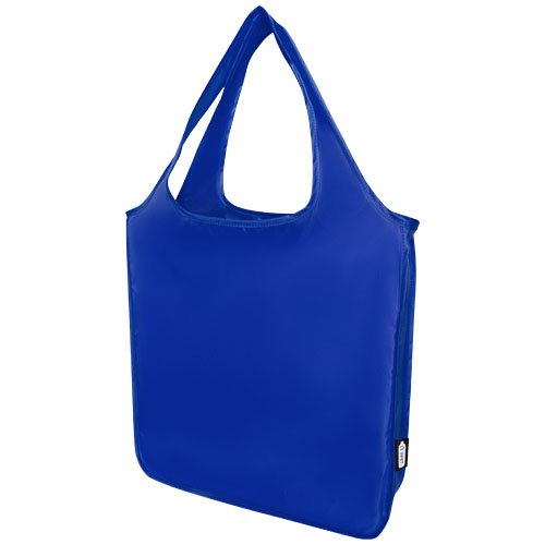 Grand sac shopping promotionnel RPET certifié GRS Ash Bleu royal